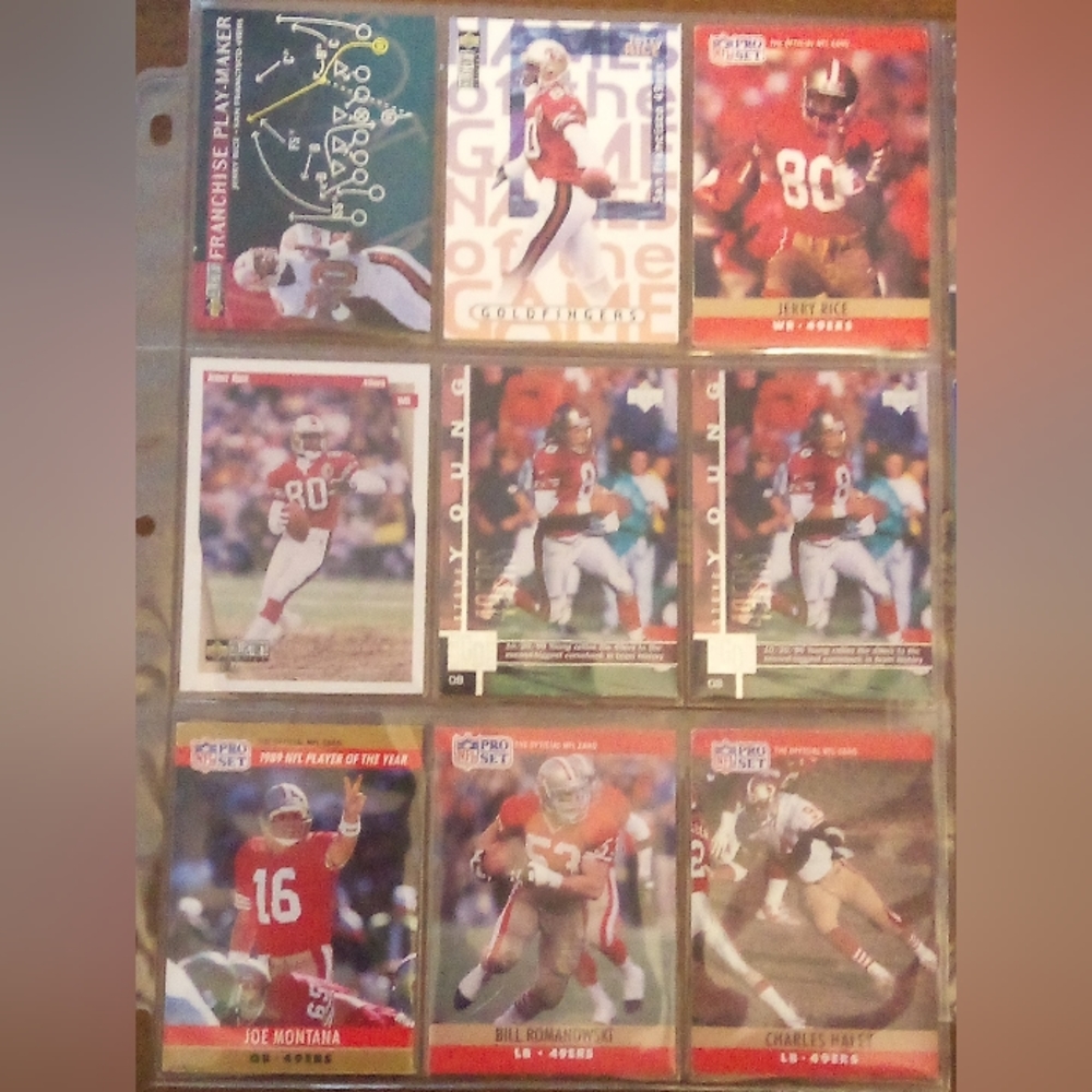 Lot of 13 San Francisco 49ers